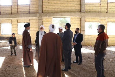 بازدید مدیر کل تبلیغات اسلامی اصفهان از مجتمع فرهنگی در حال ساخت نطنز