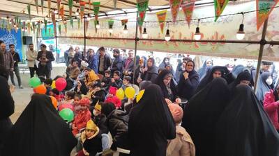 جنگ شادی و نشاط معنوی ویژه کودکان و نونهالان مهدوی برگزار شد