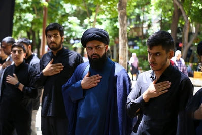 مراسم و قافله عزاداران امام جعفر صادق (ع) برگزار شد