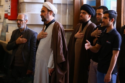 مراسم و قافله عزاداری عزاداران امام جعفر صادق (ع) برگزار شد