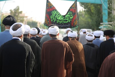 دسته عزاداری طلاب و روحانیون شهر یزد