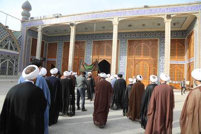دسته عزاداری طلاب و روحانیون شهر یزد