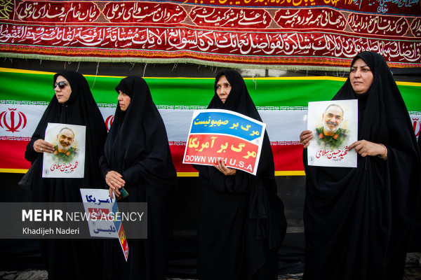 گزارش تصویری دوم اجتماع عظیم مردمی عصر عاشورا « یوم الحسین ع»