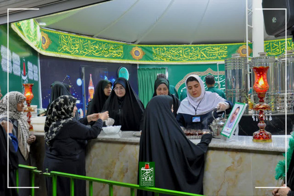 چایخانه حضرت رضا(ع)میزبان مدافعان سلامت شد