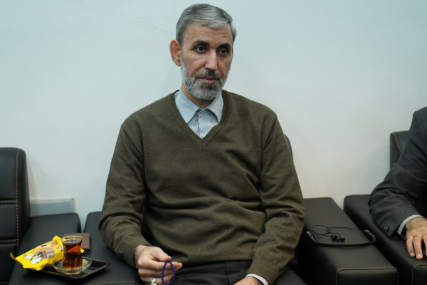 بازدید معاون اداری مالی و همکاران بخش اداری از مرکز رسانه تبلیغات اسلامی خوزستان