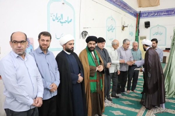انتصاب امام جماعت مسجد صاحب الزمان (عج) فرخ آباد مهران