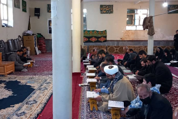 محافل جزءخوانی زندگی با آیه ها در شهرستان بدره