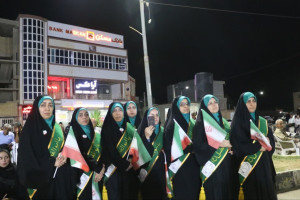 تجلیل از برخی بانوان حافظ کل قرآن کریم در صد و سومین شب از تجمعات ولایی شهرستان مُهر